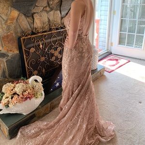 Jovani Dresses - 2019 jovani rose gold formal gown Jovani Dresses - 2019 jovani rose gold formal gown